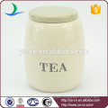 Wholesale yellow food storage canister, good quality oval canister with customized